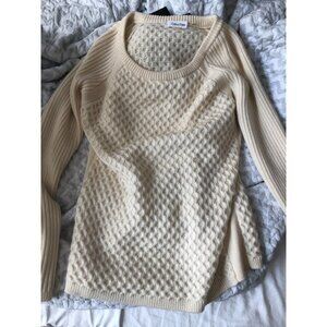 Calvin Klein Off White Sweater Small For Women